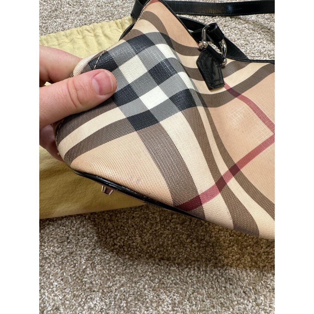 Y2K Burberry Classic Check Shoulder Tote Bag - Picture 10 of 10